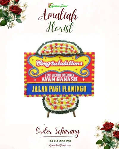 Bunga Papan Congratulation di Tlaga